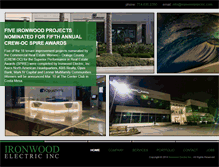 Tablet Screenshot of ironwoodelectric.com